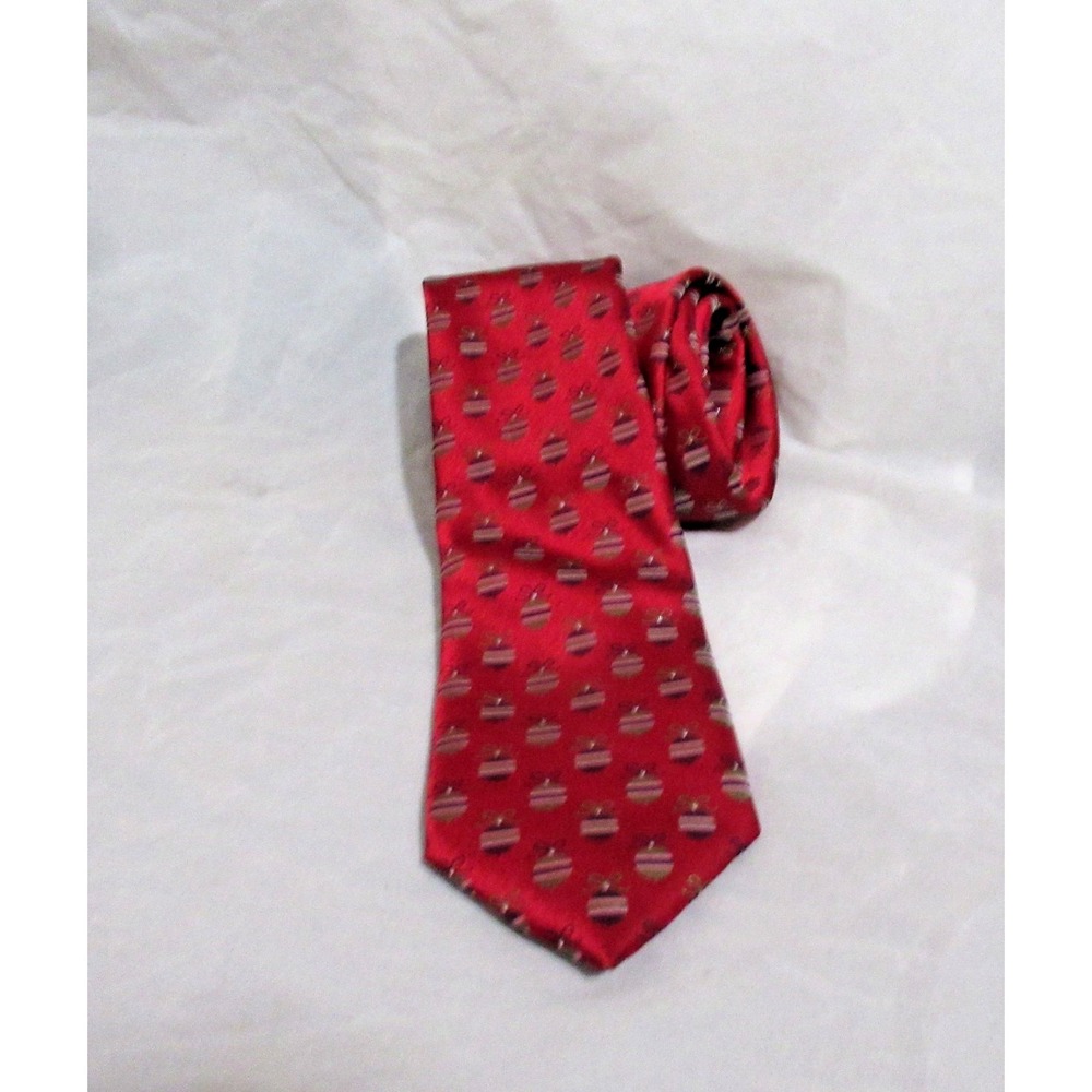 Holidays Christmas Ornament Red Necktie by Noel Mens necktie